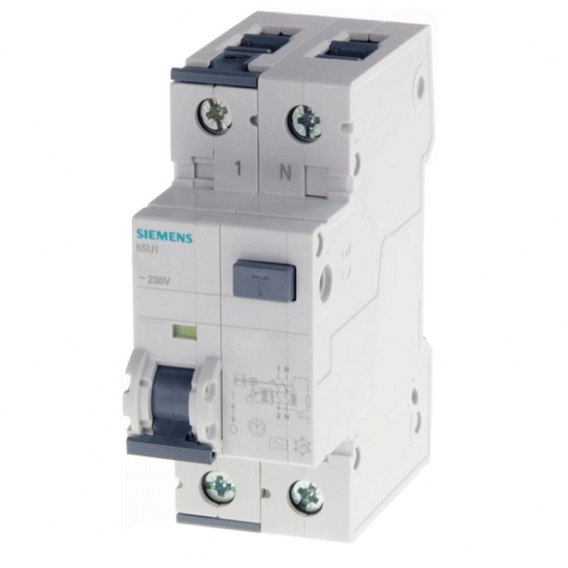 Siemens 6A 6KA 2M Differenzialschutzschalter 5SU13567KK06