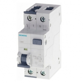 More about Siemens thermomagnetisches Differenzial 10A 1P+N 300MA 4,5KA 5SU16531KK10