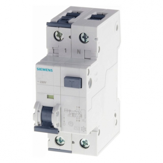 Siemens Magnetothermisches Differenzial 16A 1P+N 300MA 4,5KA 5SU16531KK16