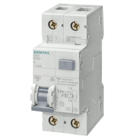 More about Differentialthermomagnet Siemens 10A 1P+N 300MA AC 6KA 2 Mod 5SU16561KK10