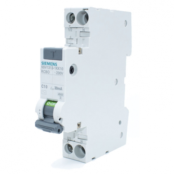 Siemens 10A 1P+N 30MA AC 4,5KA Fehlerstrom-Schutzschalter 5SV13131KK10