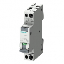 More about Siemens Differential- Magnetothermischer Schalter 6A 4,5KA 1P+N A-Typ 30ma 5SV13137KK06