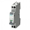 Siemens Differential- Magnetothermischer Schalter 6A 4,5KA 1P+N A-Typ 30ma 5SV13137KK06