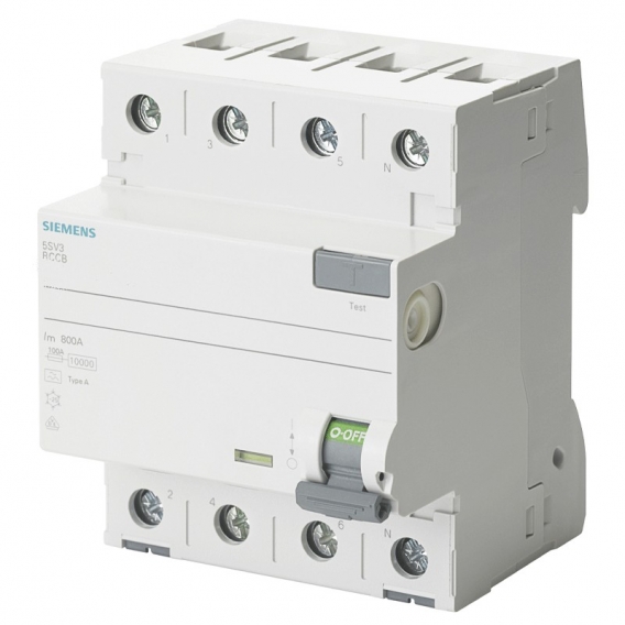 Siemens 4-poliger Differentialschutzschalter 25A 500V A 5SV36526