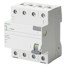 More about Siemens reiner Differenzialschalter 4-polig 25A 30mA AC Typ 4 Module 5SV43420