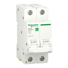 More about Schneider Leitungsschutzschalter 20A 1P+N 4,5KA C 2 Module R9F37620