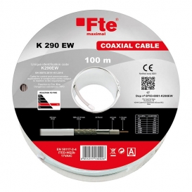 More about FTE Koaxialkabel für TVSAT 6,8mm aus PVC, 100 Meter K290EW