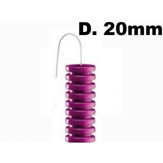 Faltenschlauch LILA fadenhebel-Durchmesser 20mm, je meter