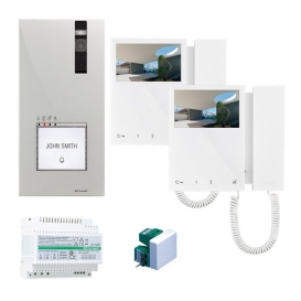 More about Comelit Kit 2-Draht-Zweifamilienhaus mit Mini Videosprechanlage und Quadra