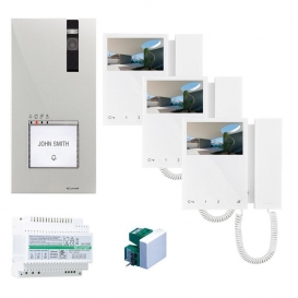 More about Comelit Kit 2-Draht-Dreifamilienhaus mit Mini Videosprechanlage und Quadra