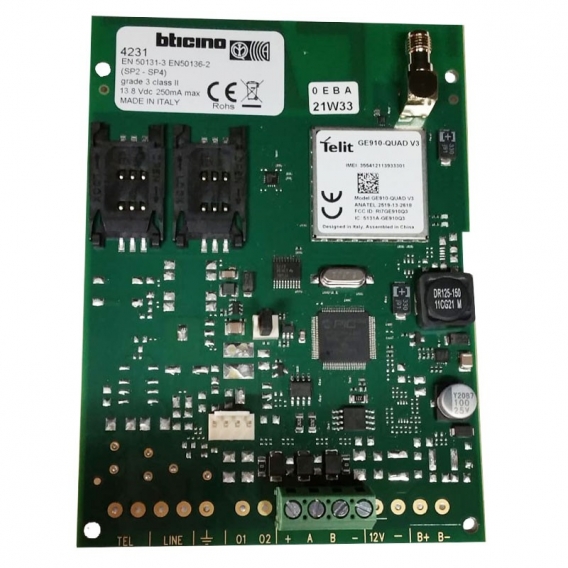 Bticino 4231 GSM GPRS Kommunikator Karte