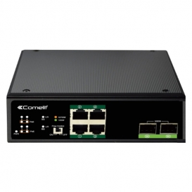 More about Comelit 4-Port PoE + 2 SFP Gigabit Netzwerk-Switch auf DIN-Schiene IPSWP06N02A