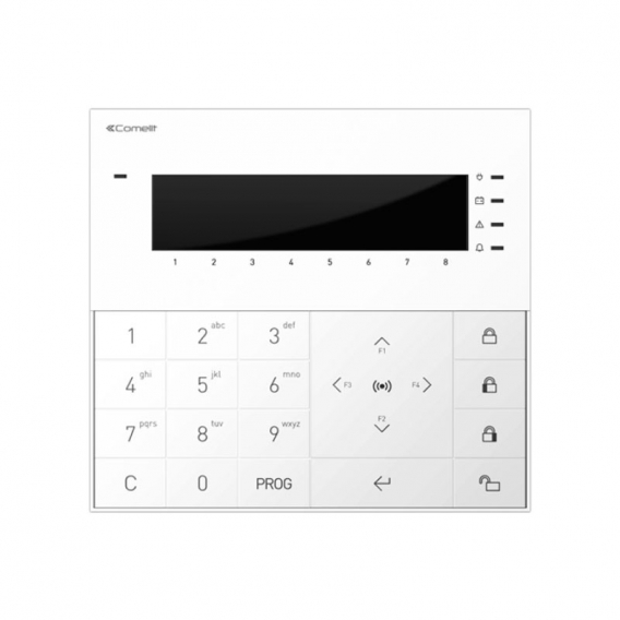 Comelit Soft-Touch-Tastatur mit Bildschirm und RFID für Vedo VEDOKPR