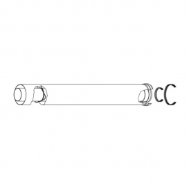 More about Rinnai Verlängerungsschnur Koaxialabgasadapter 1 Meter FOT-KX080-001