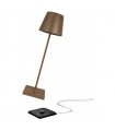 Ailati Poldina Pro Tischlampe 2,2 W 3000K Farbe Corten LD0340B3