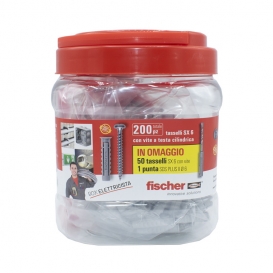 More about Fischer Verpackung mit 200 SX6 Dübeln mit Schauben und 1 Spitze 00553114