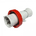 Gewiss mobiler Stecker 3P+E 32A IP67 rot 380V GW60041H