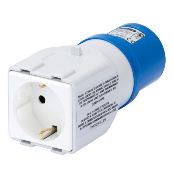 Gewiss Adapter von Industrie auf Zivil 2P+E 16A GW64210