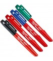 Milwaukee Schwarz Rot Grün Blau 48223106 Sharpie Set