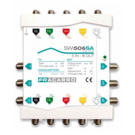 More about Fracarro multiswitch 5x6 mit passivem TV und aktivem SAT einstellbar 271162