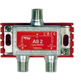 More about FTE TV-Splitter 2 Ausgänge 4 dB AS2