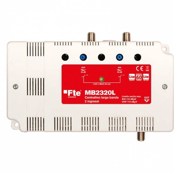 FTE Steuergerät Bandbreite bis zu 2 Eingänge (BIII und UHF) MB2320L