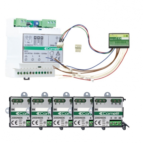 Comelit Kit für 5 Rollläden Plus 20001051