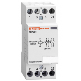 More about Schütz Modulare Lovato 25A AC1 4NO 230VAC 2 Module CN2510220