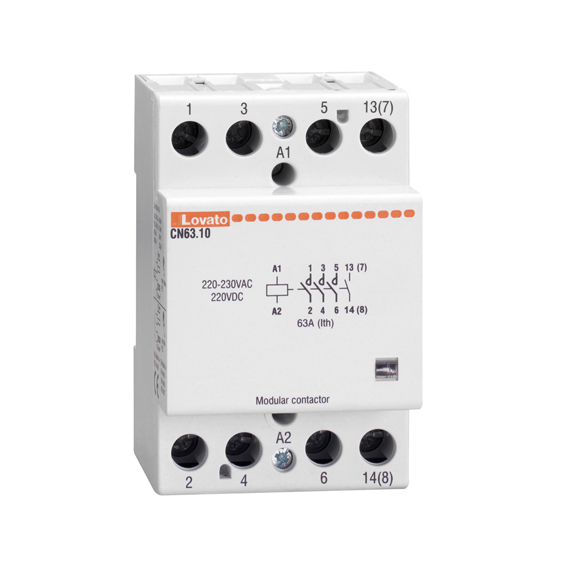 Schütz Modulare Lovato 63A AC1 220VAC 3 Module CN6310220