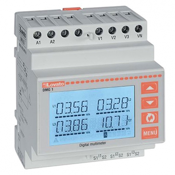 LOVATO modular LCD Multimeter 100-240VAC 115-250VDC DMG100