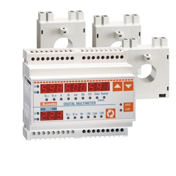 Kit Multimeter Lovato DMG100 + 3 transformatoren 100/5A DMGKIT100100