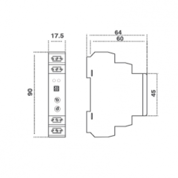 Dämmerungsschalter Orbis VEGADIN inklusive modularer Messsonde OB131612