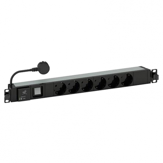 Symbolleiste power-Bticino-PDU 19 mit 6 steckdosen und schalter C915306CPL