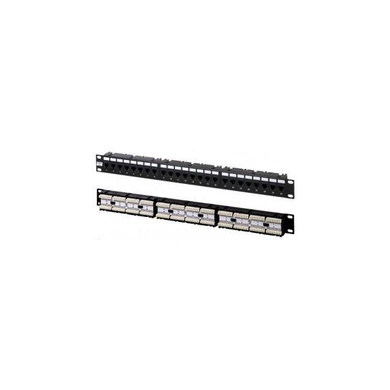 Panel patch-Item stackable 24 RJ45-buchsen cat.6 UTP-60112