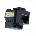 RJ45-buchse Orca-Kategorie 5E UTP-kabel, farbe schwarz 232120-00