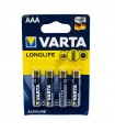 Varta AAA Alkalibatterie 1,5V LR03 04103