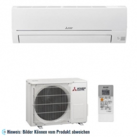 Klimaanlage Mitsubishi Electric MSZ-HR25VF/MUZ-HR25VF, Wandgerät + Außengerät, 2,5/3,15 kW, R32 mit Wifi