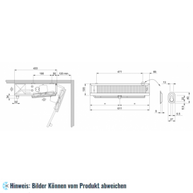 More about Verdampfer ECO EVS-131ED, 1.01 kW, 520 m3/h, Lüfter 2x200 mm, el. Abtauung