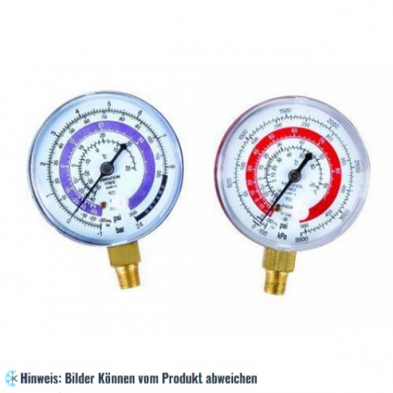 Ersatz Manometer Niederdruck Skalen für R502, R12 und R22