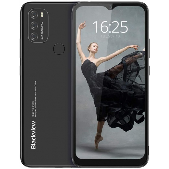 Blackview A70(E) Android 11 Smartphone ohne Vertrag(2021)，Smartphone，32G，6.51 Zoll HD mit 5380mAh Batterie，13MP+5MP Kamera, Fing