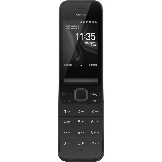 Nokia 2720 Flip schwarz 4GB DualSim 2,8" Klapphandy Micro-USB 2MP Bluetooth LTE