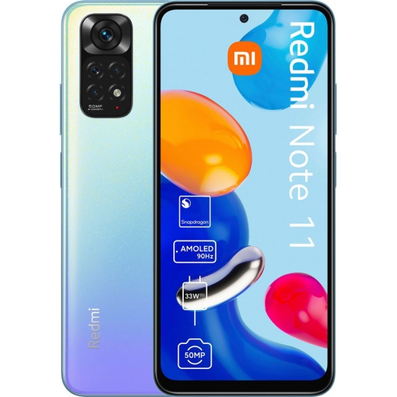 Xiaomi Redmi Note 11 NFC 6G+128GB Smartphone (6.43 Zoll, 128 GB Speicherplatz, 50 MP Kamera)