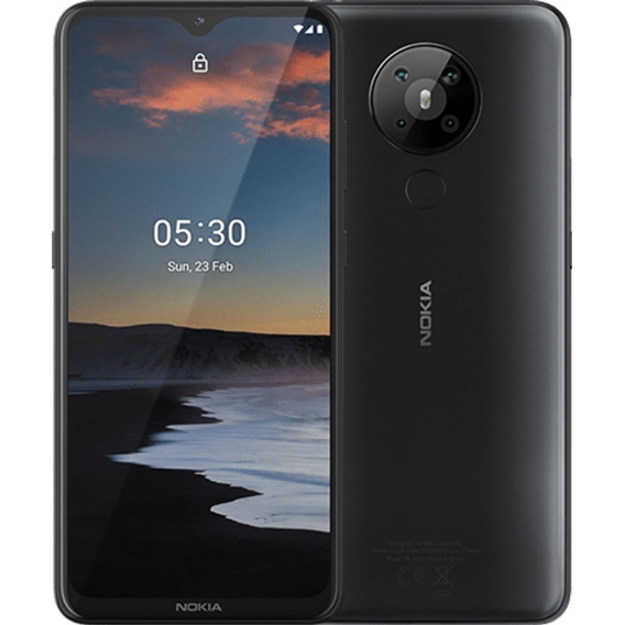 Nokia 5.3 - 16,6 cm (6.55 Zoll) - 4 GB - 64 GB - 13 MP - Android 10.0 - Schwarz