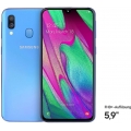 Samsung Smartphone 15cm (5,9 Zoll) A405F Galaxy A40, LTE, 64GB Speicher, Farbe: Blau