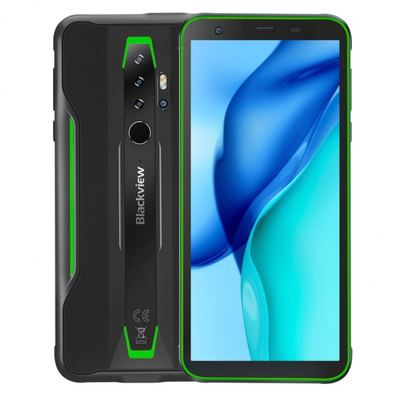 Blackview BV6300 Pro Handys, Robustes Smartphone Helio P70 6GB + 128GB 4380 mAh Android 10.0 NFC IP68 Wasserdicht Handy (Grün)