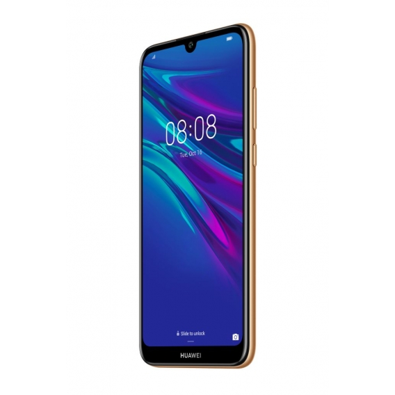 Huawei Y6 2019 15,5cm (6 Zoll), Dual-SIM, 2GB RAM, 32GB Speicher, Farbe: Braun