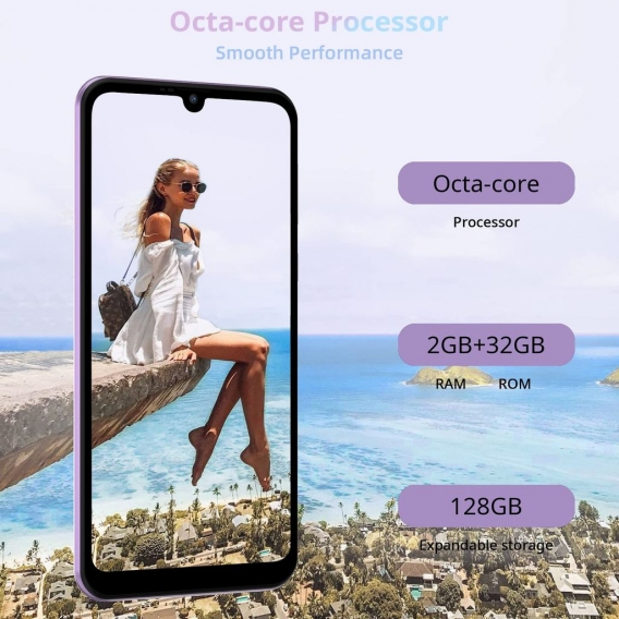 Blackview 4G Smartphone ohne Vertrag  OSCAL C20 PRO, 6,088 Zoll Waterdrop HD+ Bildschirm, Android 11 Dual SIM Handy, Quad-Core 2