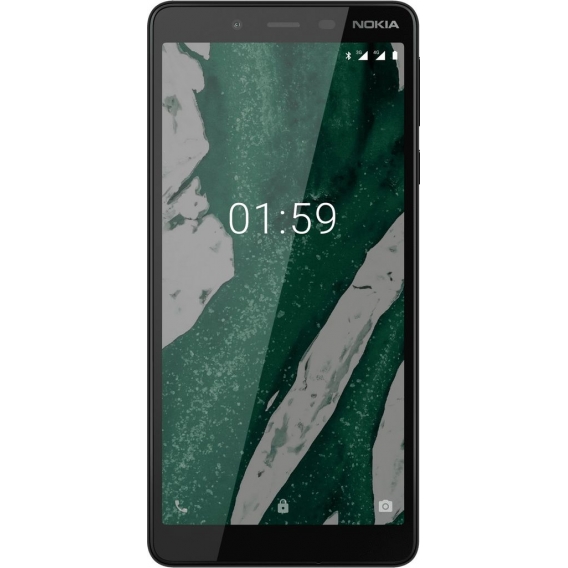 Nokia Smartphone 1 Plus 13,8cm (5,45 Zoll), Dual-SIM, Farbe: Schwarz