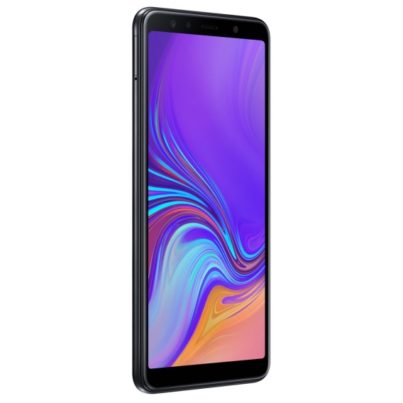 Samsung Galaxy A7 FHD Smartphone 15,36cm (6 Zoll) A750F , Dual-SIM, 64GB, 24 Megapixel, Farbe: Schwarz