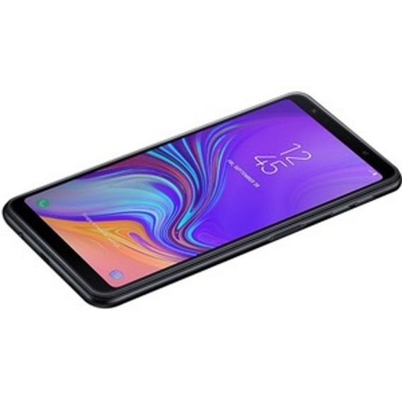 Samsung Galaxy A7 FHD Smartphone 15,36cm (6 Zoll) A750F , Dual-SIM, 64GB, 24 Megapixel, Farbe: Schwarz